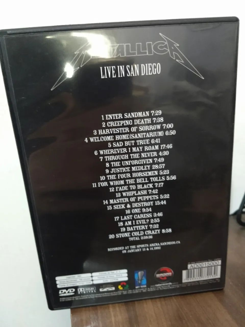 DVD Metallica Live in San Diego - Foto 2