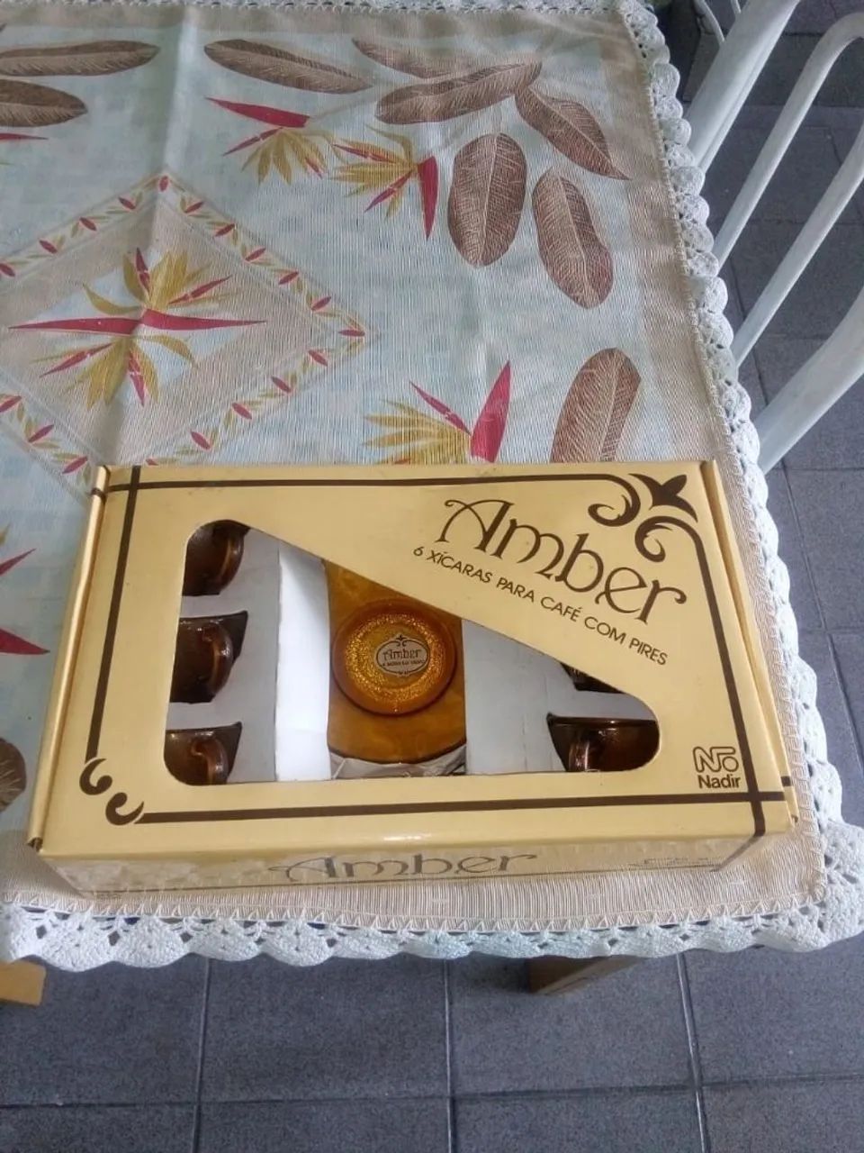 Jogo de xícaras para café Amber Nadir