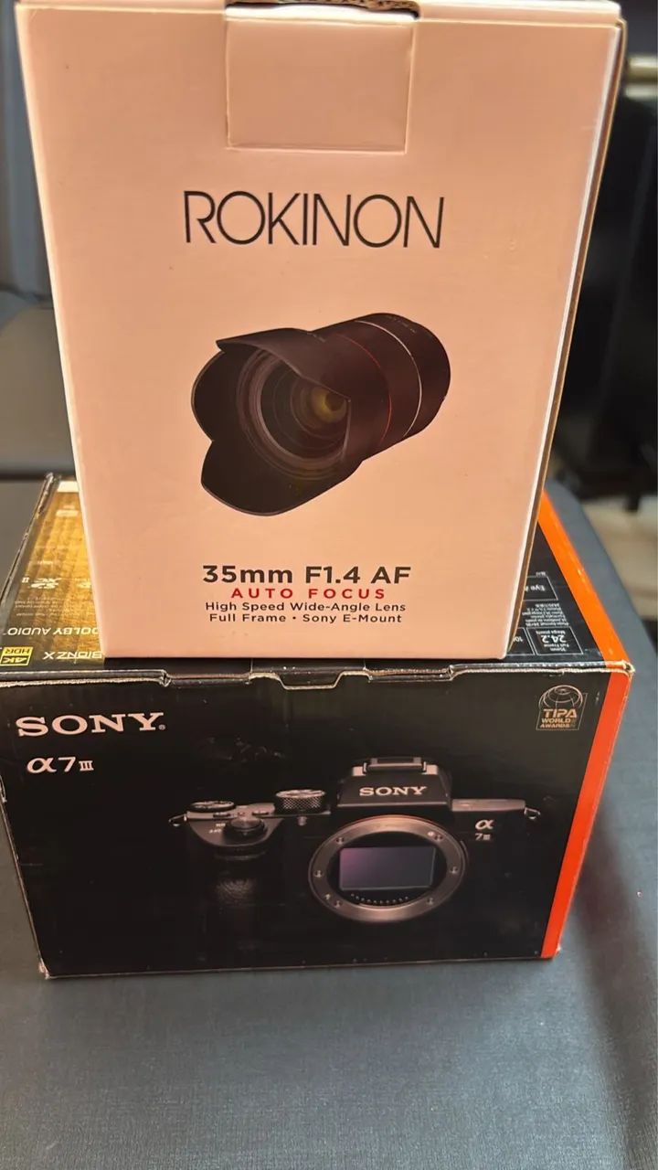 Sony A7III é Lente Rokinon 35mm F1.4