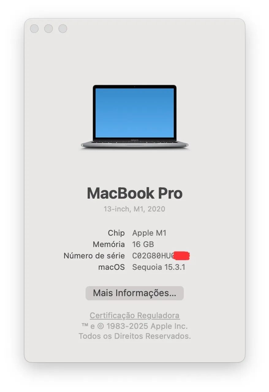 Macbook pro m1 16gb / 1tb touch bar LOJA FÍSICA bateria 88% ( 13 polegadas 16 gb / 1 tb ) - Foto 4