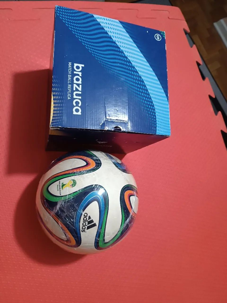 Bola de futebol da Copa 2014 Brasil nova com caixa - Foto 3