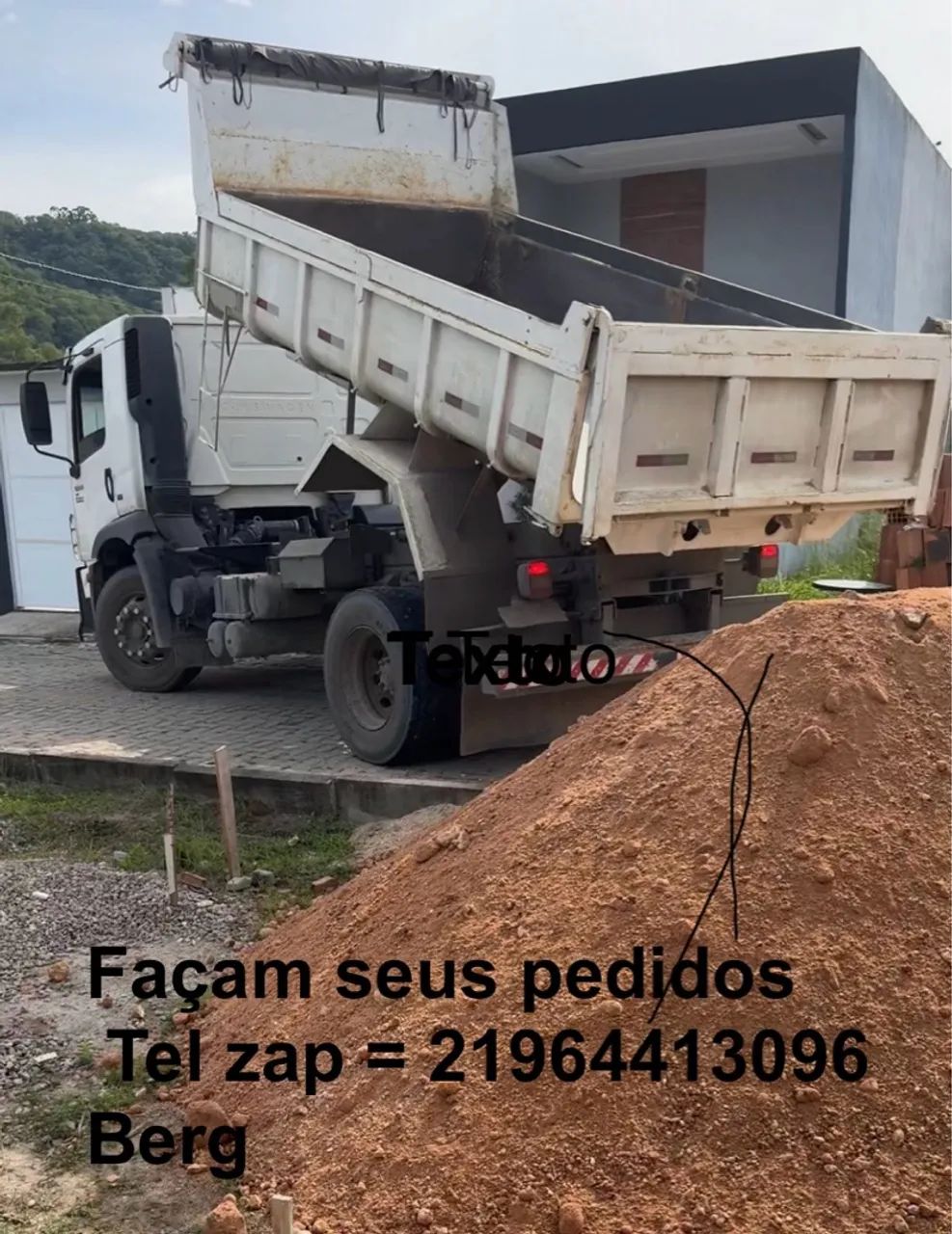 Areia ,pedra,6m,9m Aterro,terra adubada,pó pedra,barro grama - Foto 6