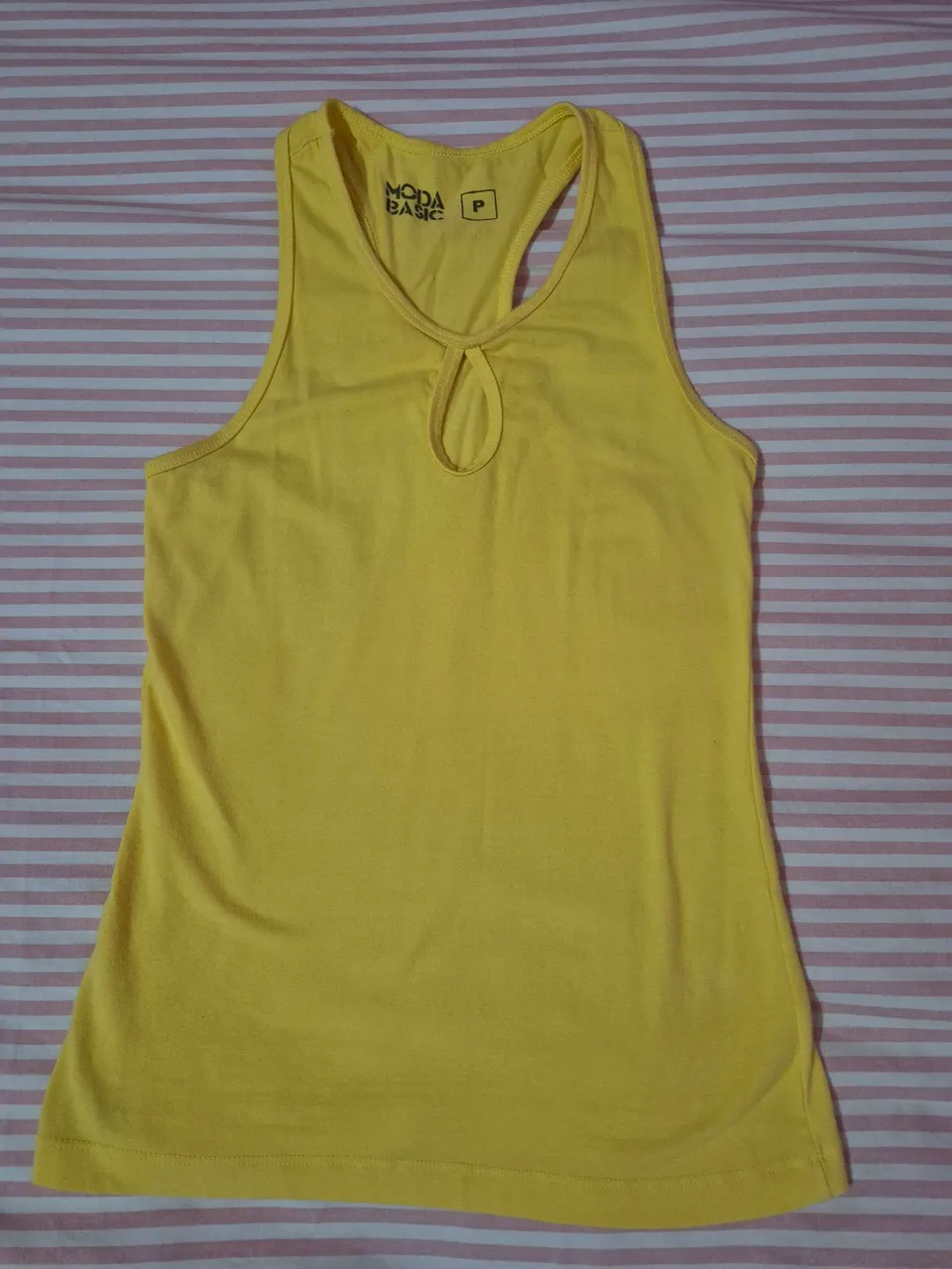 Blusa regata amarela