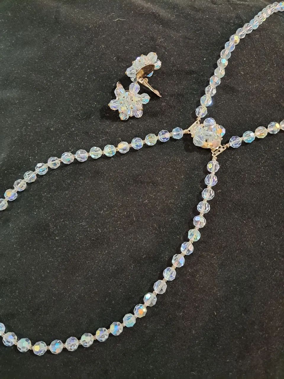 Conjunto de Colar e Brinco de Cristal - Foto 3