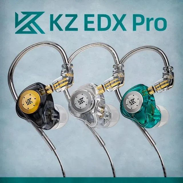 FONE KZ EDX PRO LACRADO DISPONÍVEL NAS 3 CORES (CYANO, TRANPARENTE, PRETO) - Foto 5