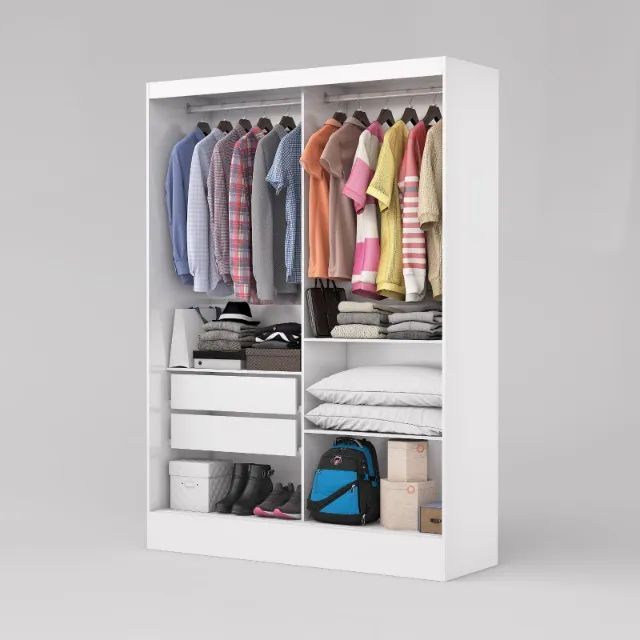 Guarda Roupa Santiago 2P de correr - Direto da Fábrica - Foto 4