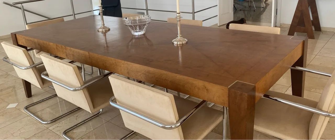 Mesa jantar com 8 cadeiras 