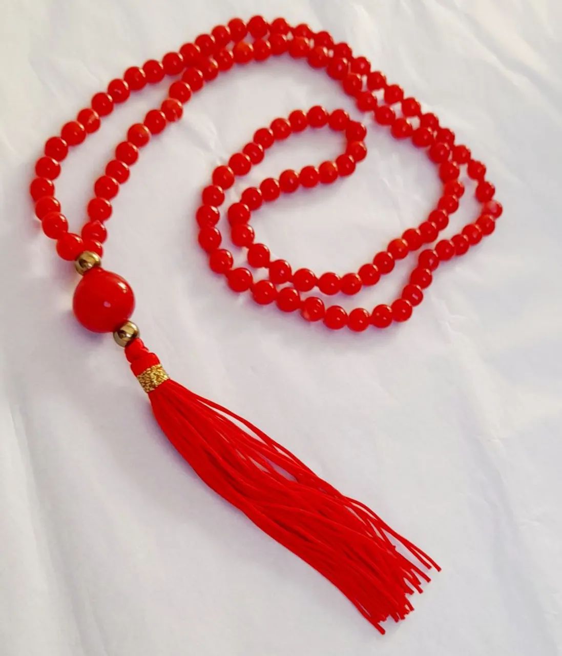 Japamala 108 contas vermelho 