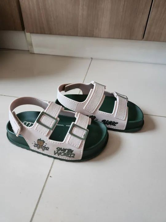Sandália Grandene Kids Marvel Comics Baby Tamanho 22 - Foto 2