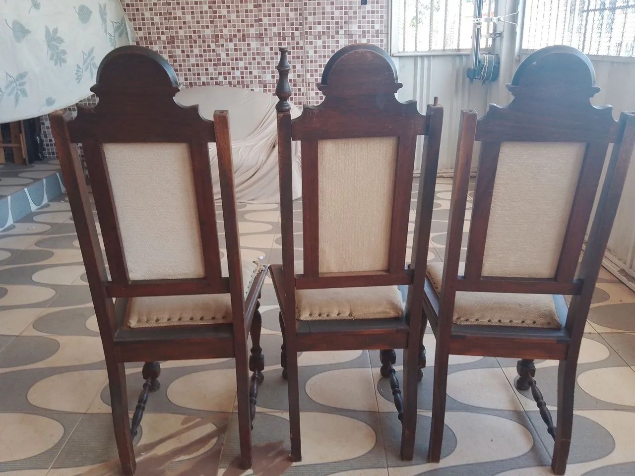 Conjunto de 3 Cadeiras de Jantar Clássicas - Foto 2