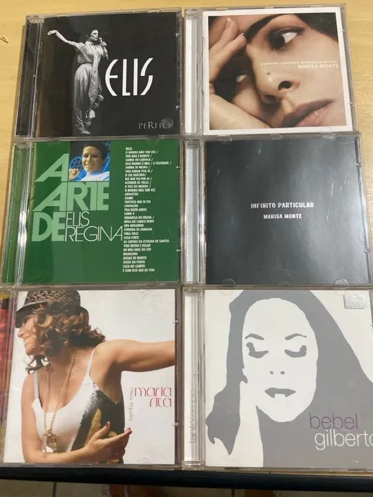 11 Cds cantoras Nacionais MPB