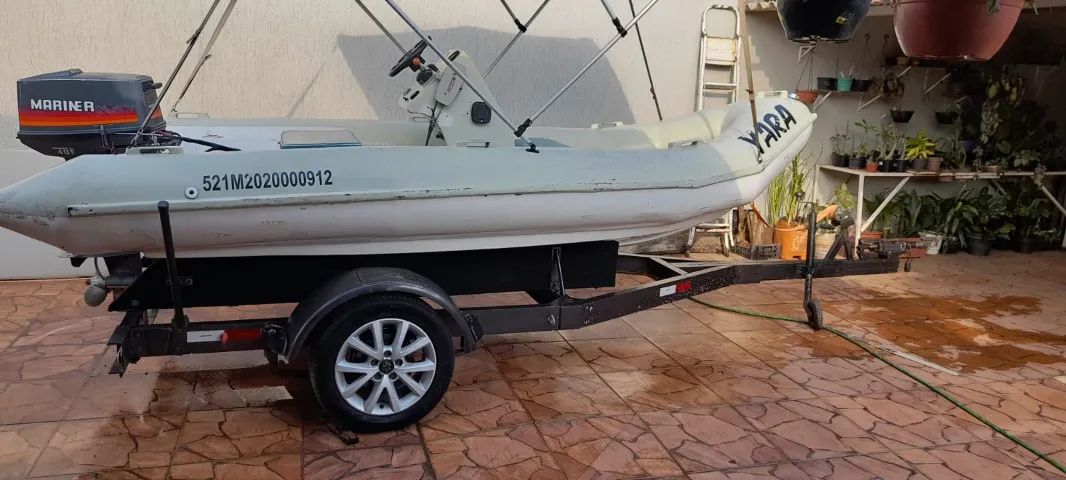 Barco com Capota - Motor 40 HP - Foto 3