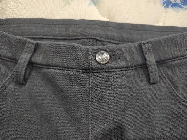 Calça Social Elastano Preta Uniqlo - Importada - 11 - Foto 3