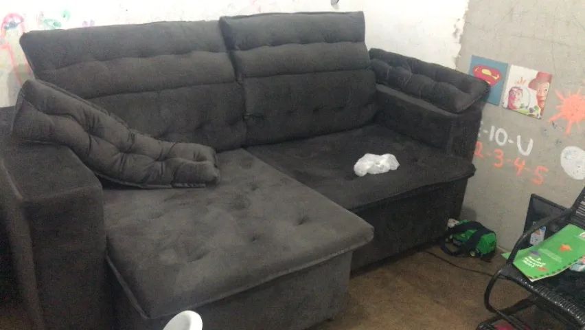 Sofá Retrátil e Reclinável 2 lugares