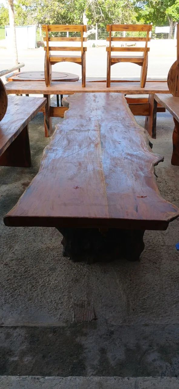 Cadeiras de madeira rústicas - Foto 5