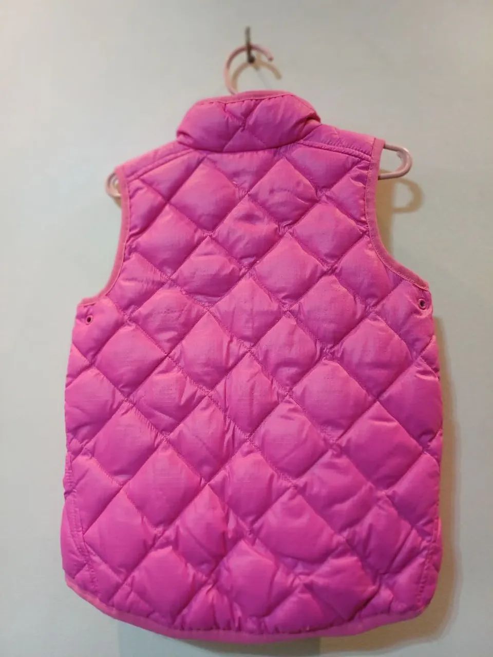 Colete forrado Ralph Lauren semi-novo, verde e pink , tam.2  - Foto 2