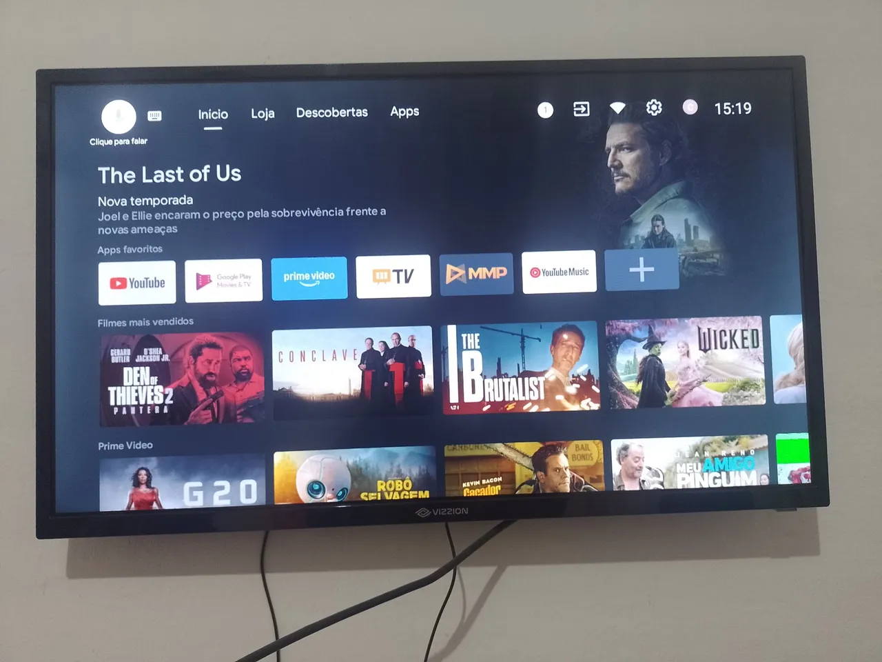 Smart TV Vizzion 32 polegadas