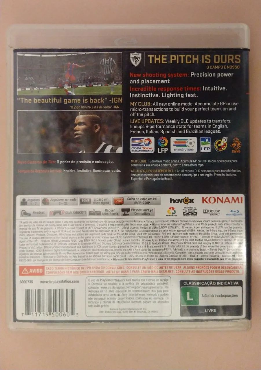 PES 2015 Pro Evolution Soccer - PS3 - Foto 3