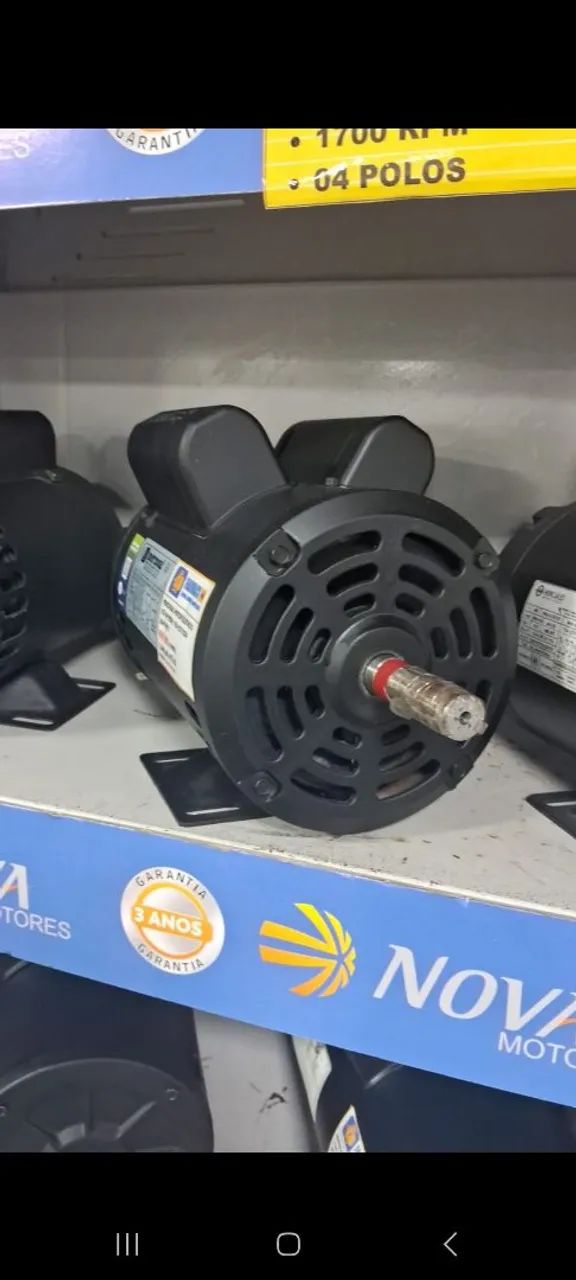 MOTOR ELÉTRICO 1CV MON 127/220V 1700RPM IP21 MERCOSUL