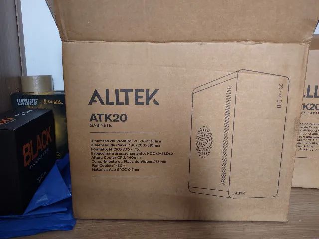 Gabinete Alltek, Sem Fonte, Sem Fan, Micro ATX/ ITX - ATK20 - Foto 3