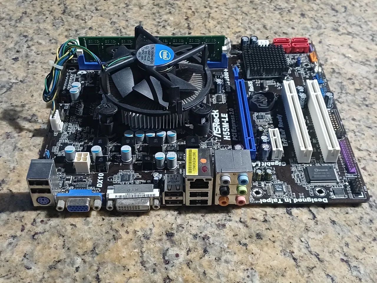 Kit placa mae ddr3,com processador i3 e 4gb de memória  - Foto 2
