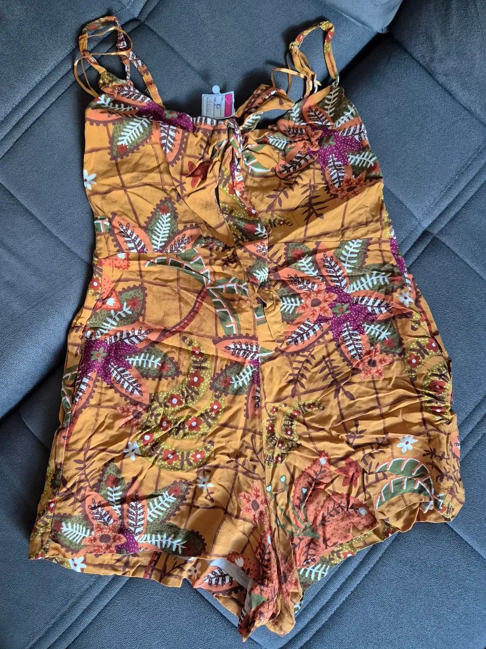 Macacão Floral - Tamanho PP - Foto 2