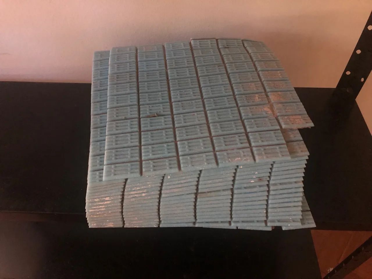 Pastilhas retangulares de época 