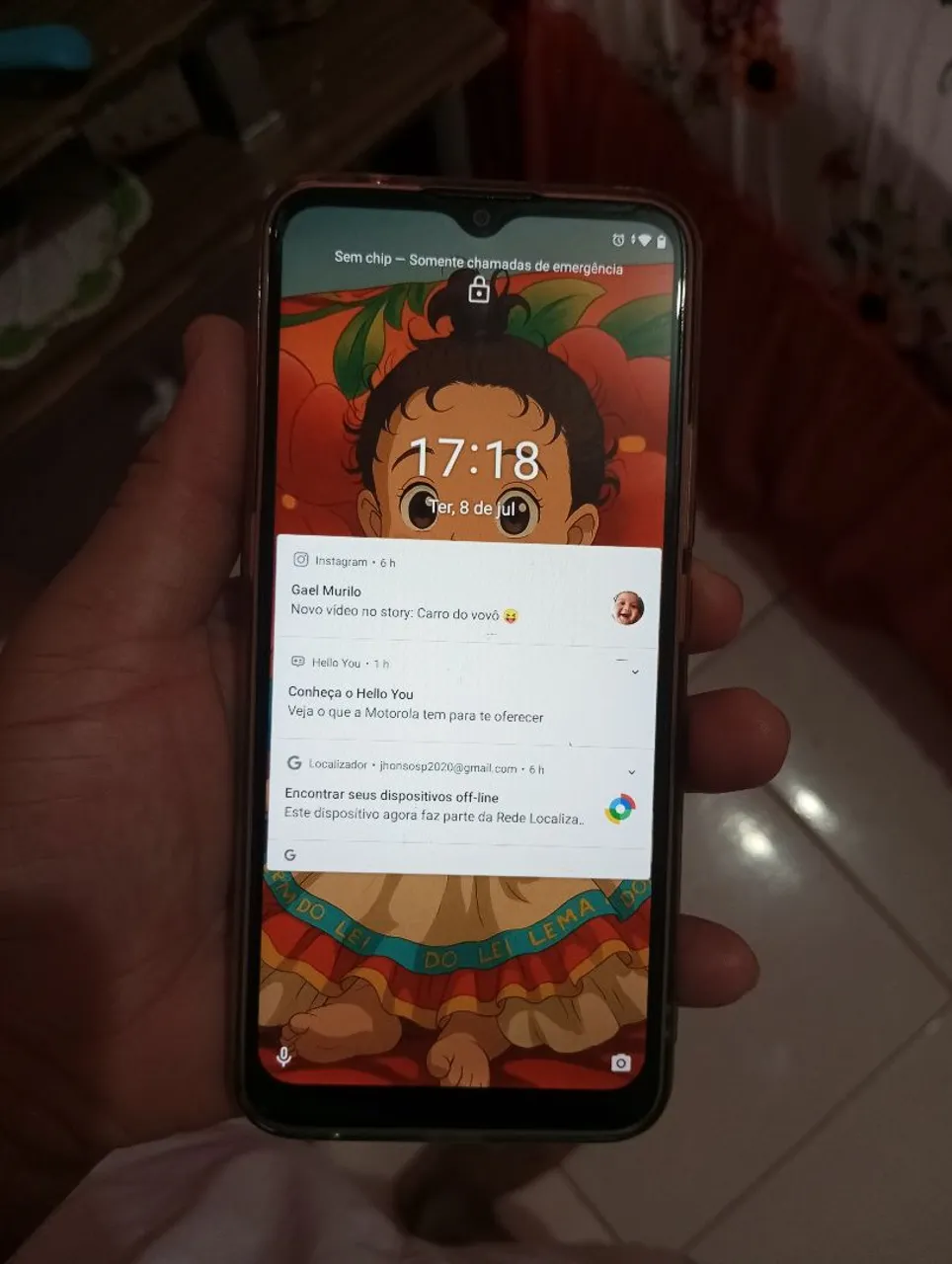 Aparelho celular Moto E