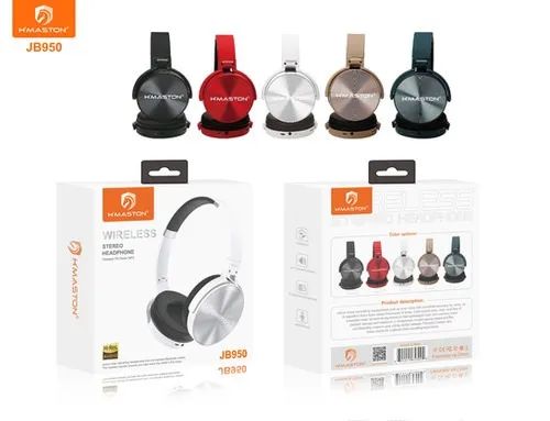 Fone Sem Fio Hmaston Bluetooth Headset Fm Rádio Mp3 Jb950  - Foto 3