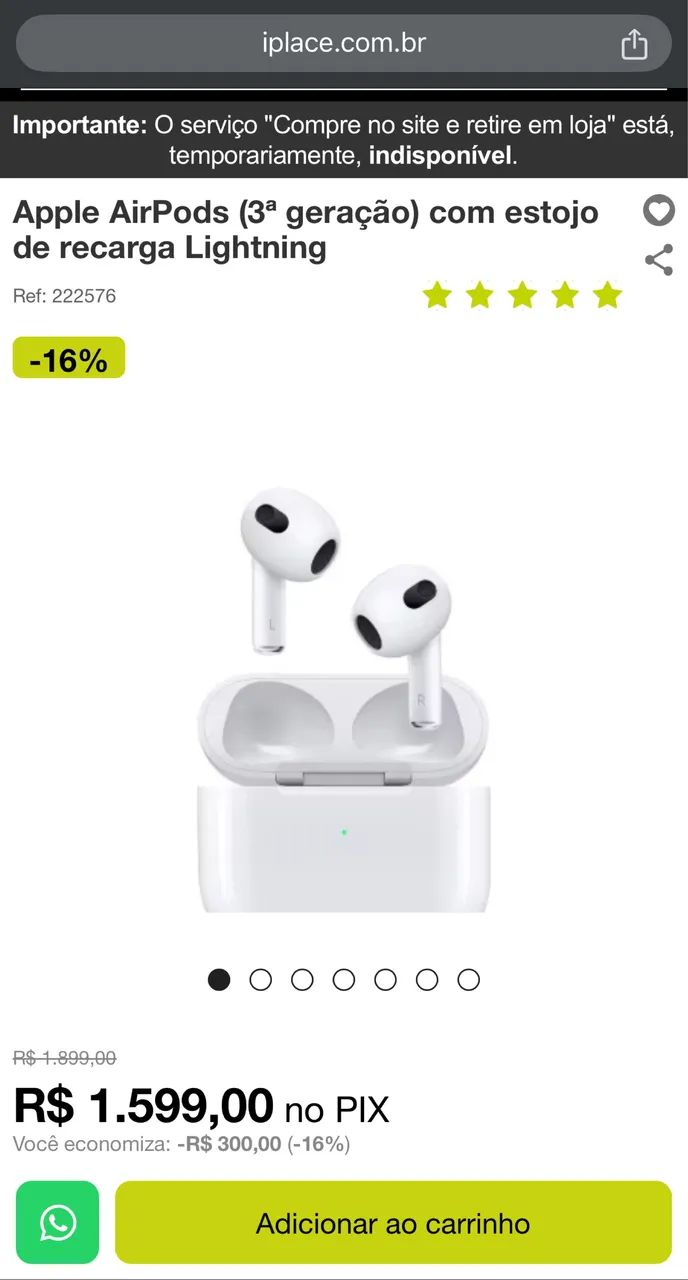 AirPods 3° Geração Apple - Foto 4