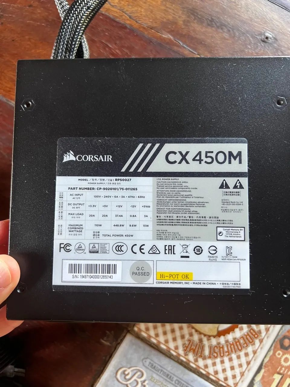 Fonte Semi Modular Corsair CX450M - Foto 2