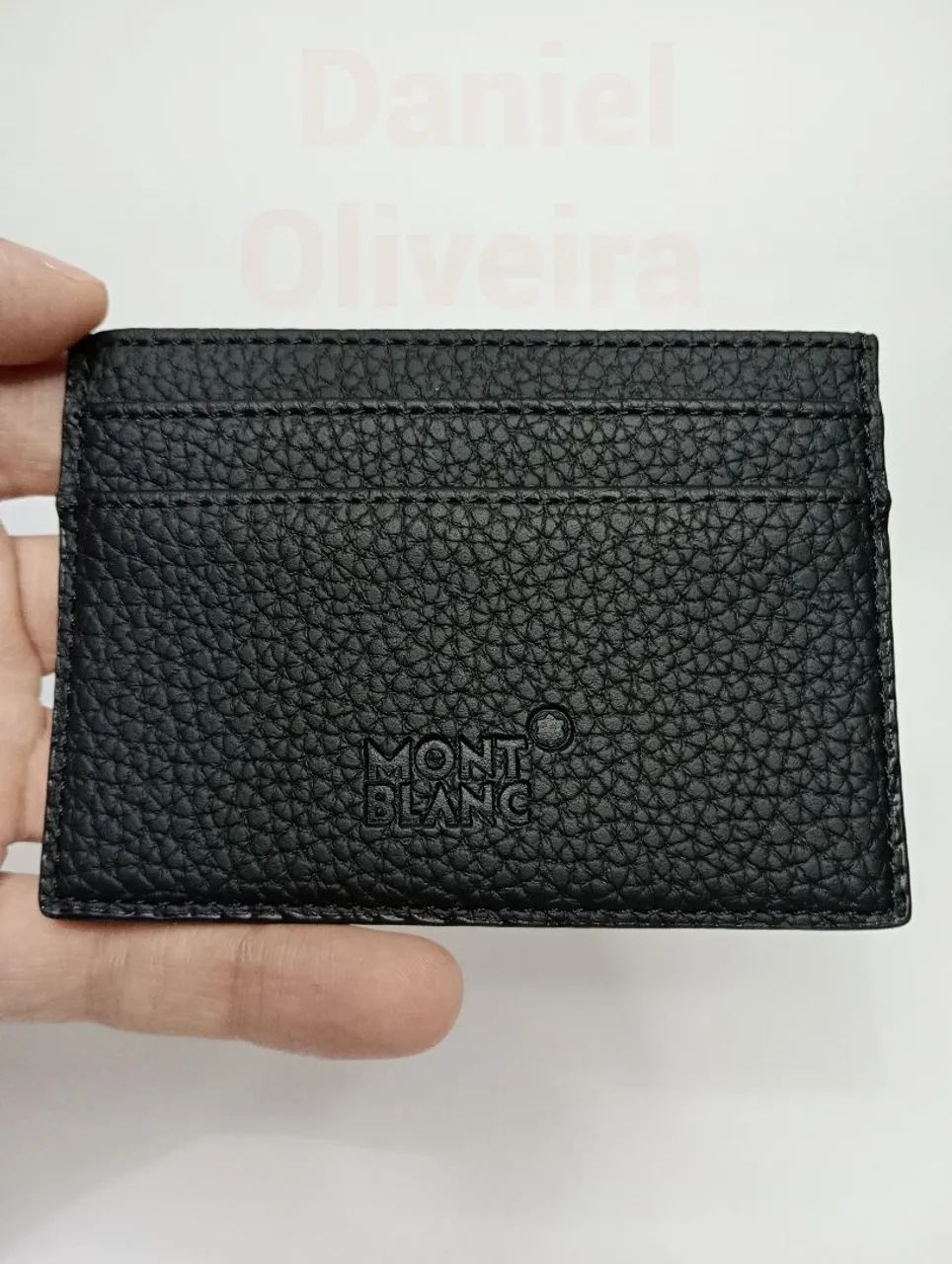 Porta cartão Montblanc de couro lichia  - Foto 2