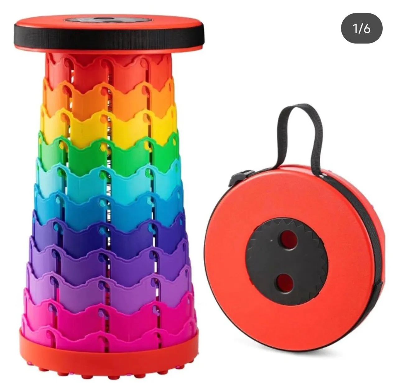Banquinho Retrátil Portátil - Camping, Pesca, Praia