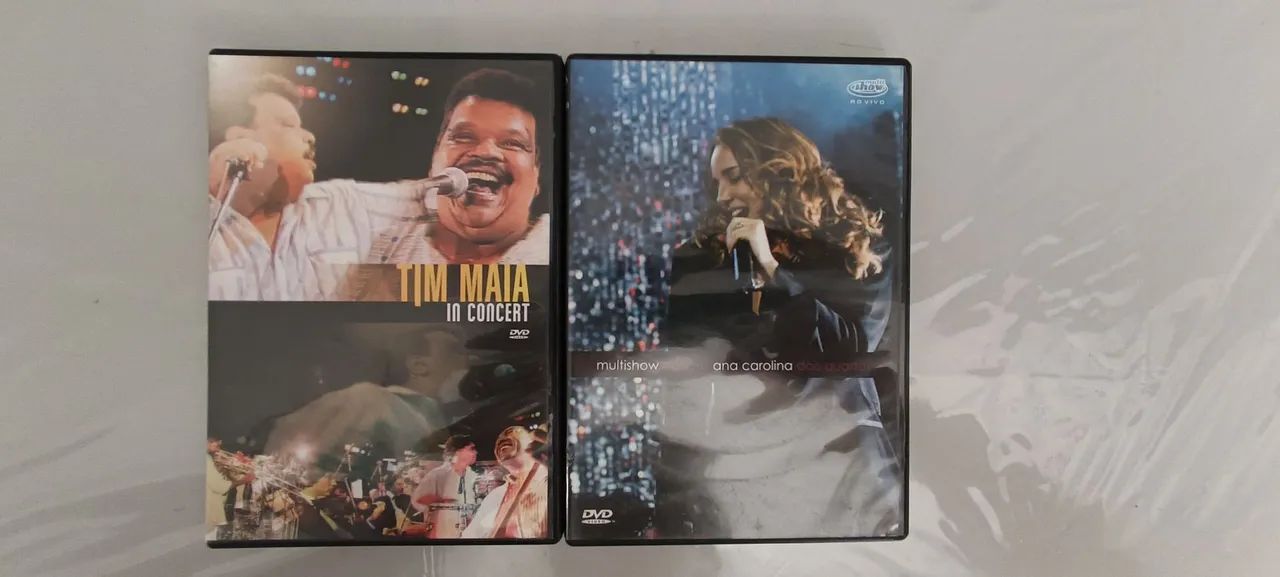2 Dvds: Tim Maia e Ana Carolina 