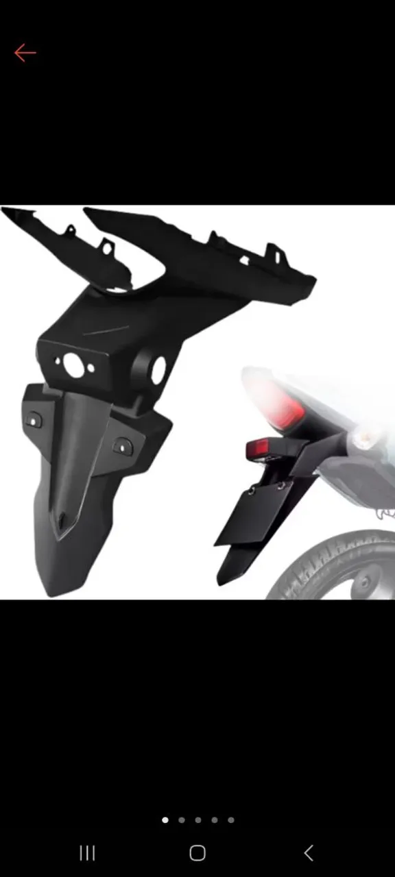 Paralama Traseiro de Moto - Design Moderno