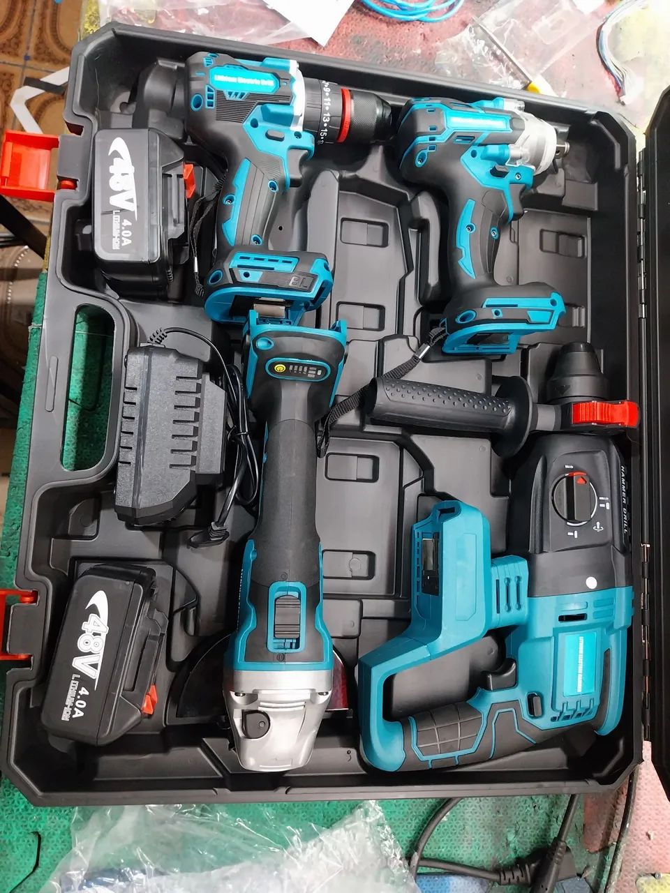 Kit de Ferramentas Elétricas 48V com Maleta Completa64840847352194121