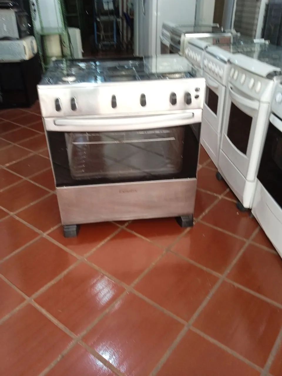 Fogão Esmaltec de 5 bocas inox semi novo  - Foto 2