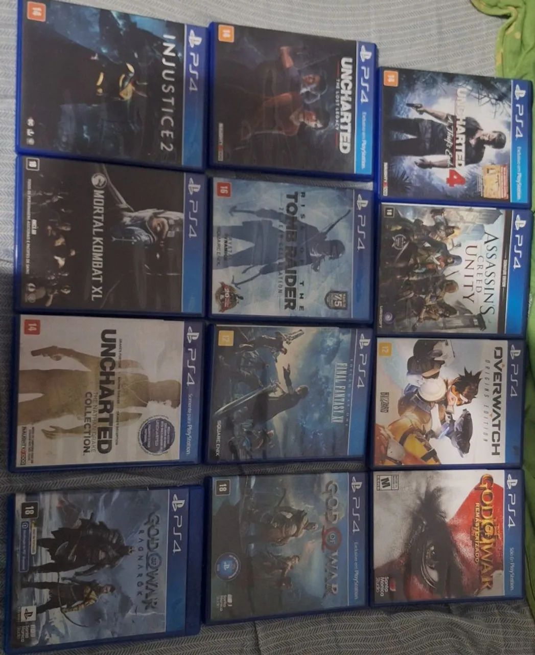 12 Jogos PS4 originais, apenas venda conjunta 