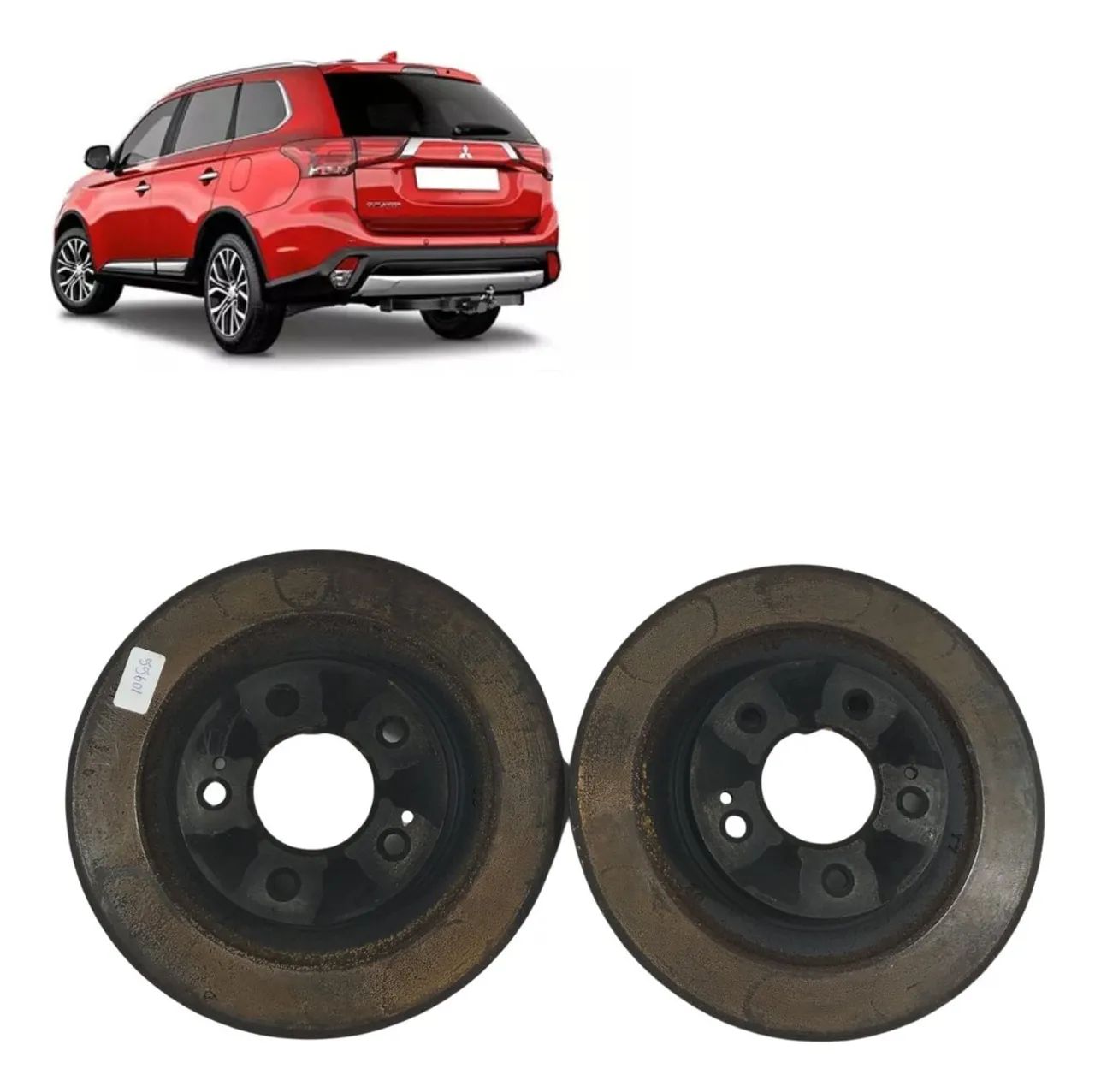 Disco De Freio Traseiro Mitsubishi Asx Lancer Outlander