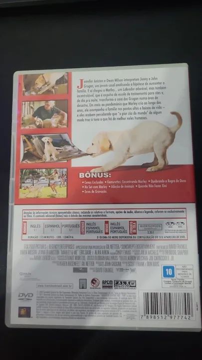 DVD Marley e eu - Foto 3