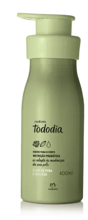 Creme Desodorante Nutritivo para o Corpo Tododia Flor de Pera e Melissa