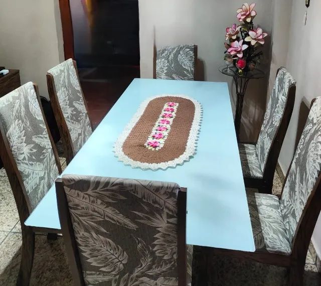 Mesa de Jantar De Vidro - Foto 2