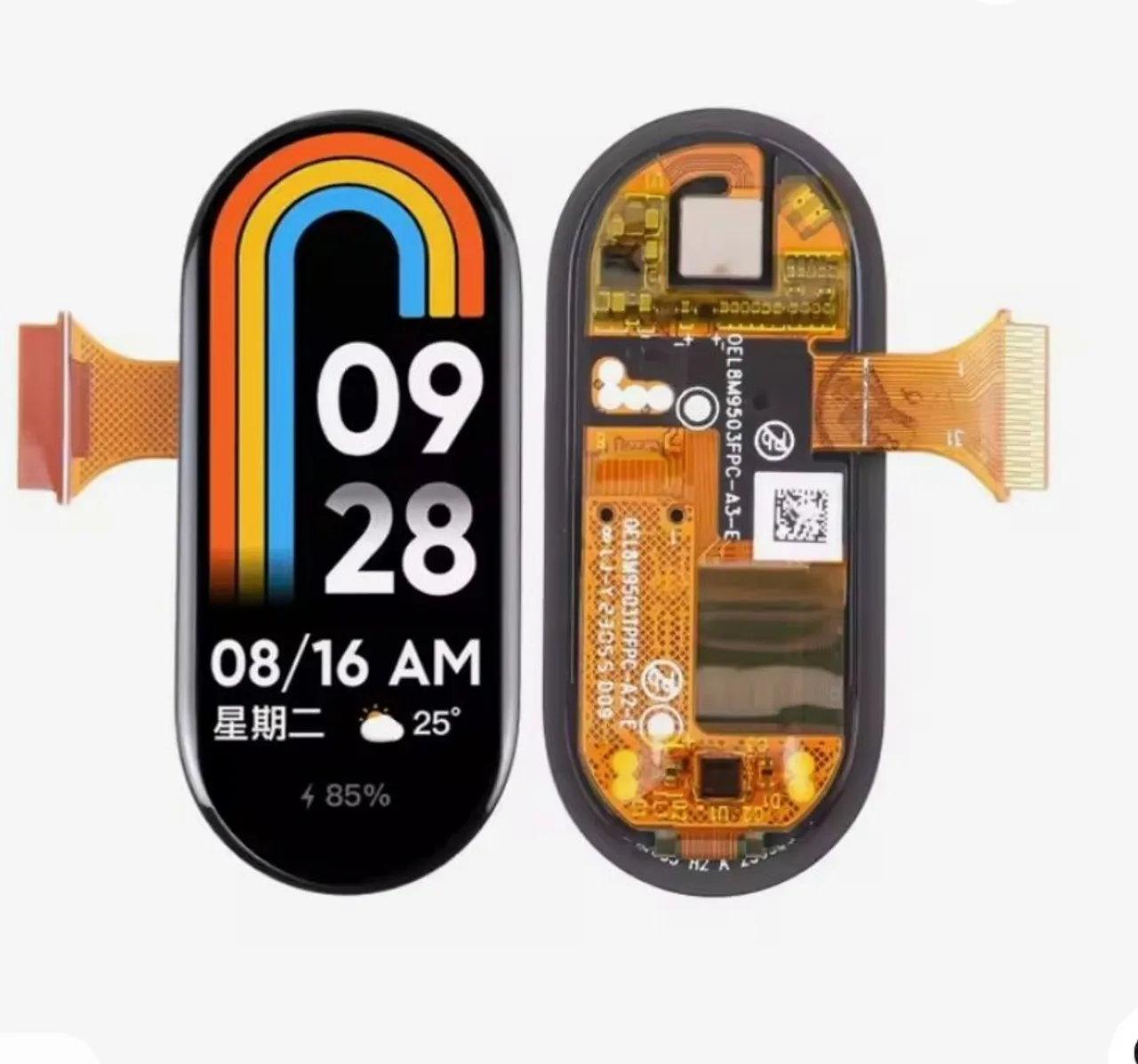 Tela lcd touch para xiaomi band 8 (no nfc)