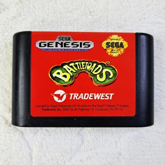 Jogo Battletoads Original Mega Drive - Americano. Funcionando perfeitamente.