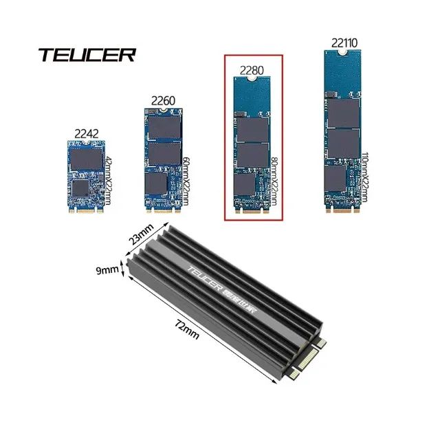 Dissipador de Calor Para NVMe Ssd M.2 2280 - Foto 3