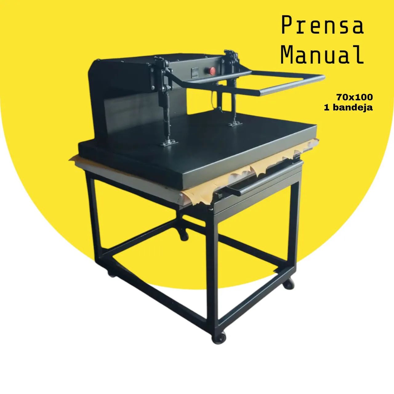 Prensa manual 70x100 com 1 bandeja - Foto 5