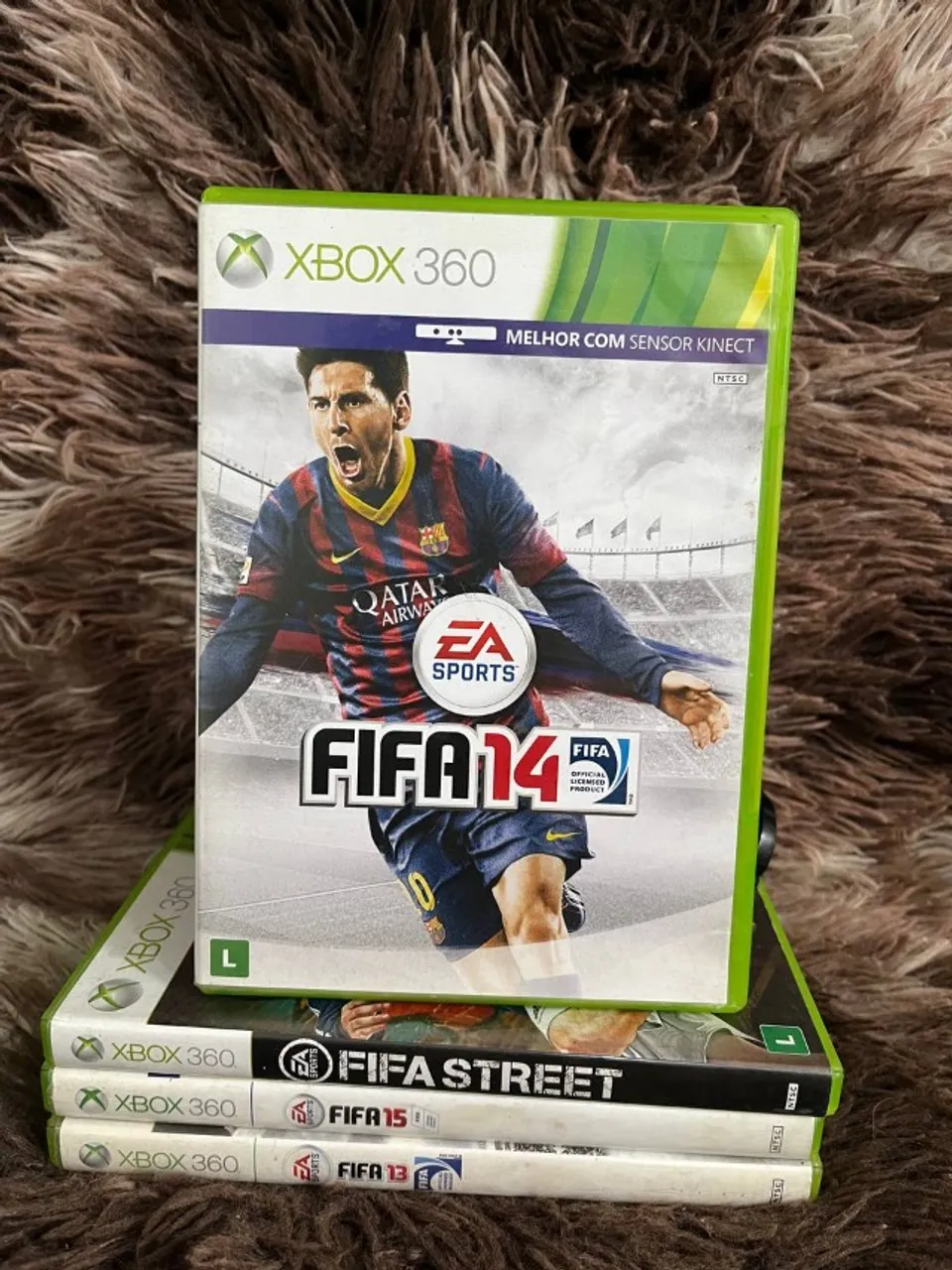 Disco Xbox 360 - FIFA 14 Original com Caixa (Ótimo Estado)