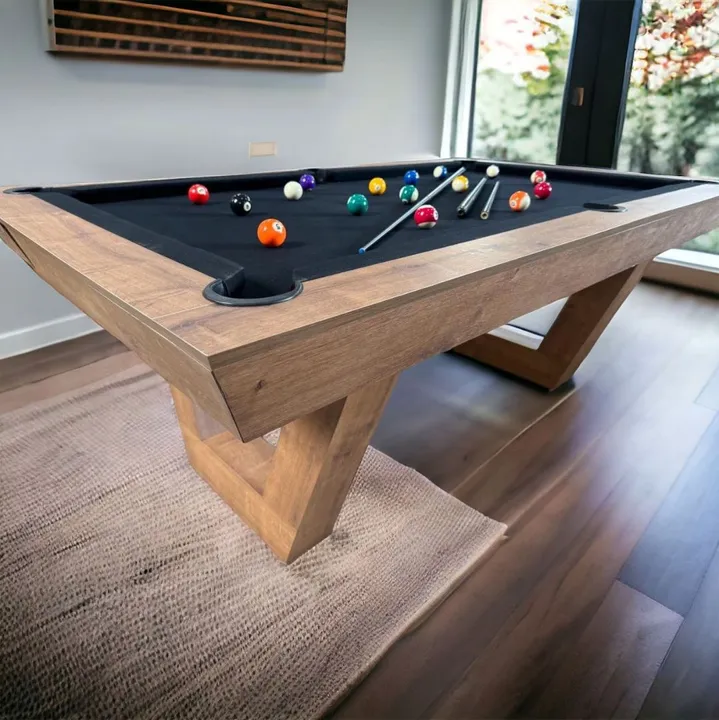 Mesa de bilhar de alto padrão com tampo pra mesa de jantar 