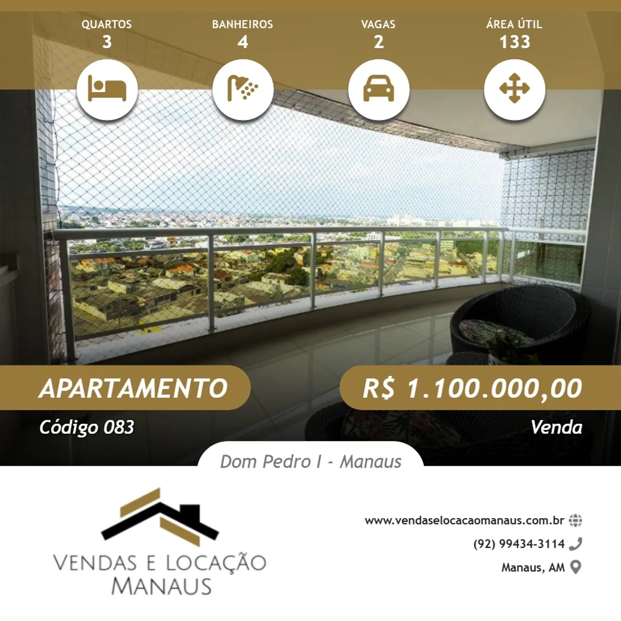 Venda Valor R$ 1.100.000,00 Residencial Ocean Park Dom Pedro - Jacira Reis