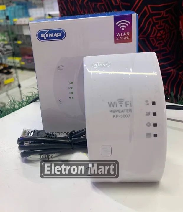 Repetidor Sinal Wifi Extensor Sinal Wirelles 300mbps Novo